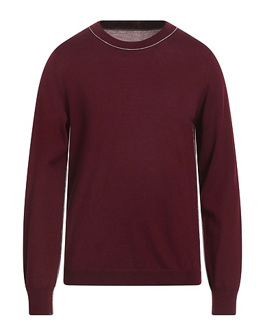 MAISON MARGIELA Pullover Bordeaux 98% Lana, 2% Elastan