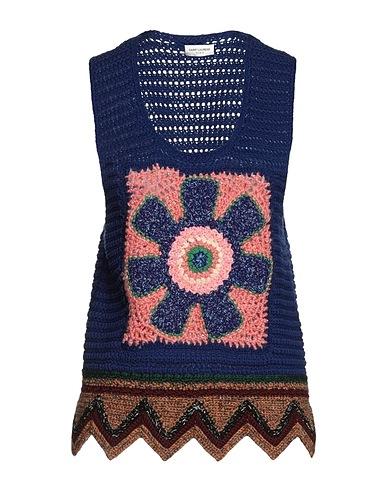 SAINT LAURENT Top Blau 100% Wolle
