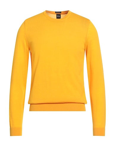 BOSS HUGO BOSS Pullover Mandarine 100% Schurwolle