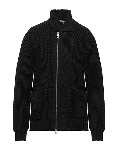 PAOLO PECORA Cardigan Nero 100% Lana Vergine