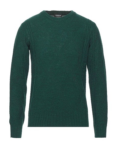 YOON Sweater Dark green 75% Acrylic, 25% Virgin Wool