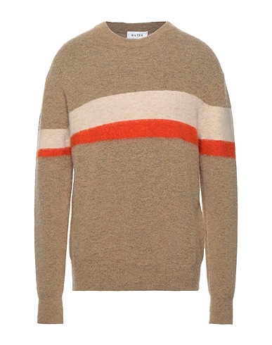 THE SILTED COMPANY Jumper Khaki 35% Wool, 35% Acrylic, 28% Polyamide, 2% Elastane