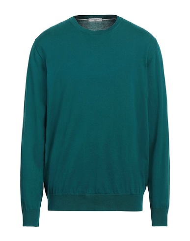 PAOLO PECORA Jumper Deep teal 100% Cotton