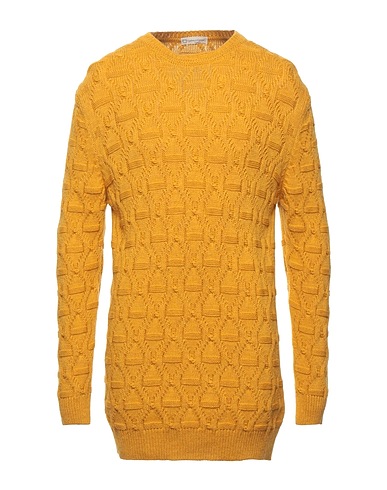 CASHMERE COMPANY Pullover Giallo ocra 90% Lana, 10% Lana di alpaca