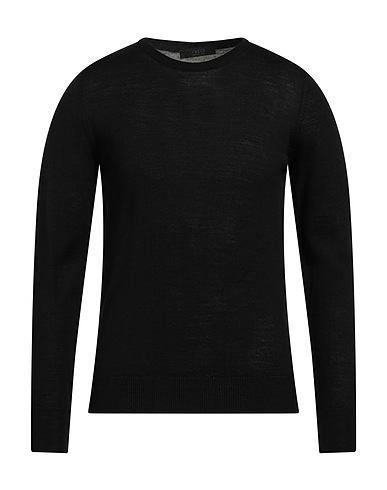 VNECK Jumper Black 50% Wool, 50% Polyacrylic, Polyester, Polyurethane