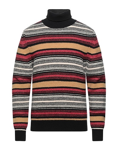 +39 MASQ Polo neck Brick red 39% Polyamide, 31% Acrylic, 30% Wool