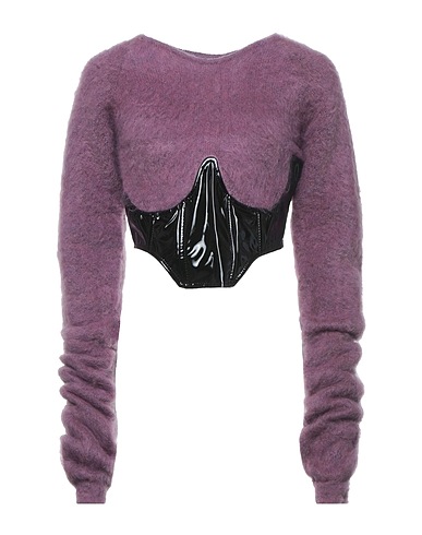 GCDS Sweater Mauve 40% Acrylic, 30% Mohair wool, 30% Polyamide, Polyurethane, Polyester