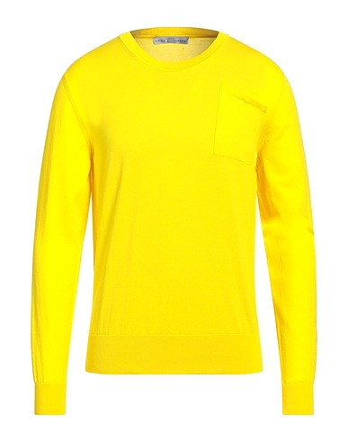 GREY DANIELE ALESSANDRINI Jumper Yellow 100% Cotton