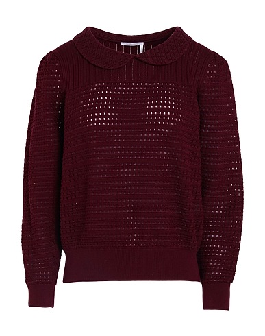 SEE BY CHLOÉ Sweater Plum 100% Cotton, Elastane, Polyamide