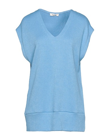 THINK Pullover Celeste 45% Viscosa, 36% Altre Fibre, 19% Nylon