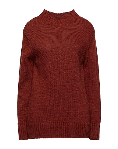 THINK BE Sweater Rust 75% Acrylic, 10% Wool, 10% Viscose, 5% Alpaca wool