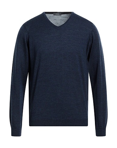 ROSSOPURO Jumper Navy blue 100% Merino Wool