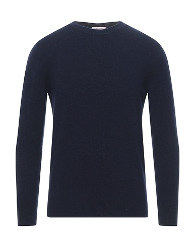FIORDO CASHMERE Pullover Blu notte 93% Lana, 6% Poliammide, 1% Elastan