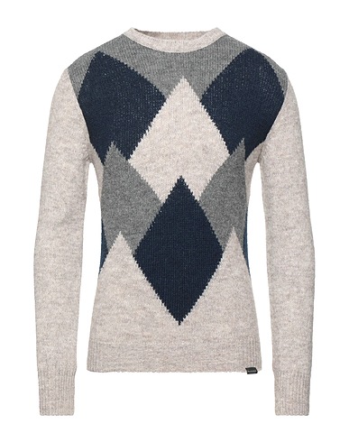 BROOKSFIELD Pullover Grigio chiaro 35% Acrilico, 30% Poliammide, 21% Lana, 14% Lana di alpaca