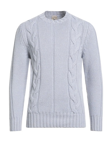 H953 Sweater Sky blue 90% Merino Wool, 10% Cashmere