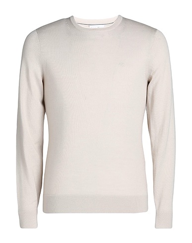 CALVIN KLEIN Pullover Beige 100% Wolle