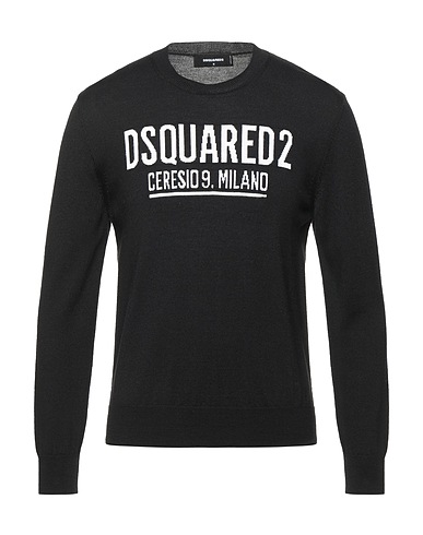 DSQUARED2 Jumper Black 100% Virgin Wool