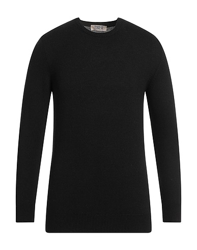 TSD12 Jumper Black 40% Wool, 30% Viscose, 20% Polyamide, 10% Cashmere