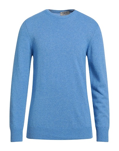 TSD12 Jumper Sky blue 40% Wool, 30% Viscose, 20% Polyamide, 10% Cashmere