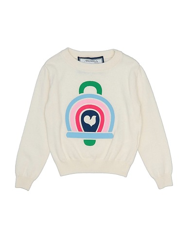 SIMONETTA Pullover Weiß 47% Schurwolle, 30% Viskose, 15% Polyamid, 8% Kaschgora