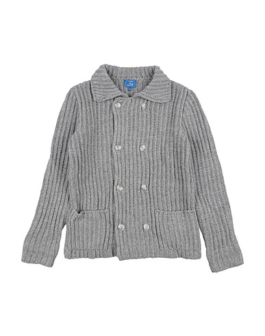 FAY Cardigan Grey 100% Virgin Wool, Polyester, Polyurethane