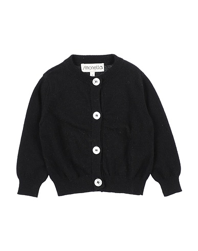 SIMONETTA Strickjacke Schwarz 90% Wolle, 10% Kaschmir