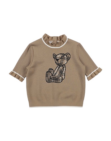 BURBERRY Jumper Beige 88% Wool, 10% Polyamide, 1% Elastane, 1% Cashmere