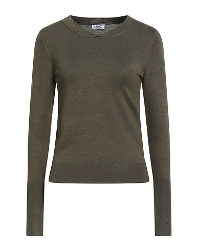 LIU •JO Jumper Military green 80% Viscose, 20% Polyamide