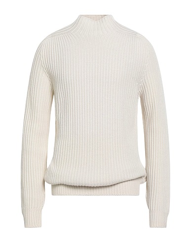 DONDUP Polo neck Ivory 100% Wool