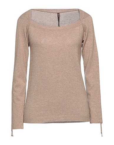 MANILA GRACE Jumper Khaki 35% Polyamide, 30% Wool, 30% Lyocell, 5% Cashmere