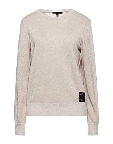 ARMANI EXCHANGE Pullover Beige 36% Poliestere, 22% Acrilico, 22% Lana, 20% Fibra di metallo