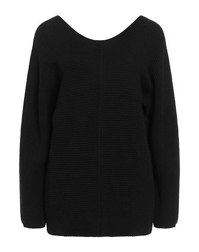 ALPHA STUDIO Jumper Black 70% Wool, 30% Cashmere