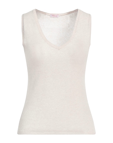 ROSSOPURO Maglia Gilet Beige 100% Cachemire