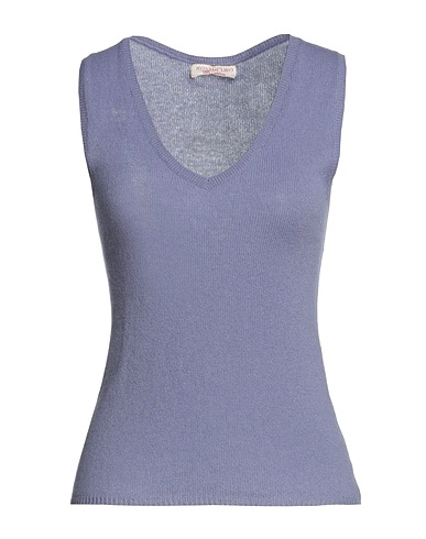 ROSSOPURO Maglia Gilet Carta da zucchero 100% Cachemire