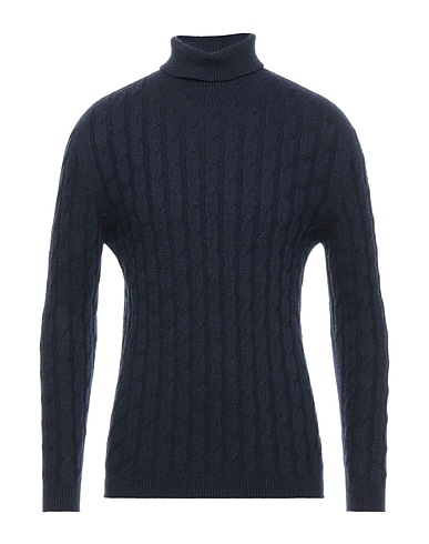 ALPHA STUDIO Rollkragenpullover Nachtblau 50% Viskose, 16% Nylon, 14% Wolle, 11% Kaschmir, 9% Polyester