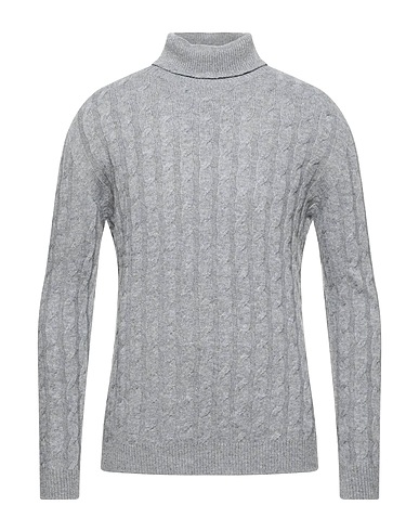 ALPHA STUDIO Rollkragenpullover Grau 50% Viskose, 16% Nylon, 14% Wolle, 11% Kaschmir, 9% Polyester