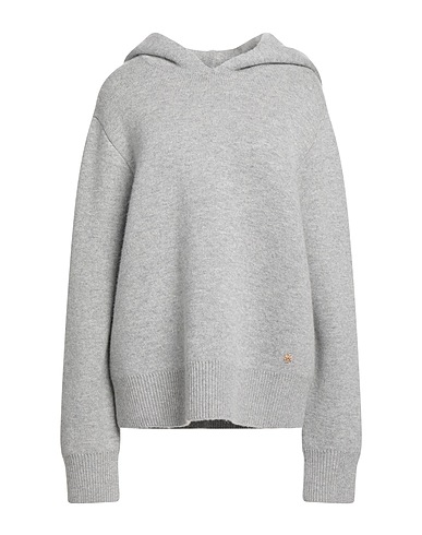 TORY BURCH Jumper Grey 89% Wool, 9% Cashmere, 1% Elastane, 1% Other Fibres