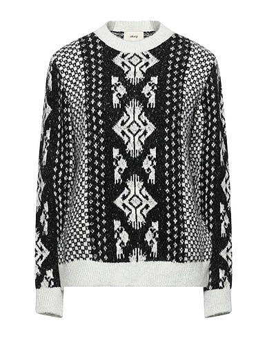 AKEP Jumper Charcoal 30% Polyester, 29% Polyamide, 16% Cotton, 13% Wool, 12% Synthetic fibers