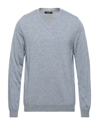ALPHA STUDIO Sweater Grey 50% Viscose, 16% Nylon, 14% Wool, 11% Cashmere, 9% Polyester
