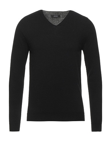ALPHA STUDIO Jumper Black 50% Viscose, 16% Nylon, 14% Wool, 11% Cashmere, 9% Polyester