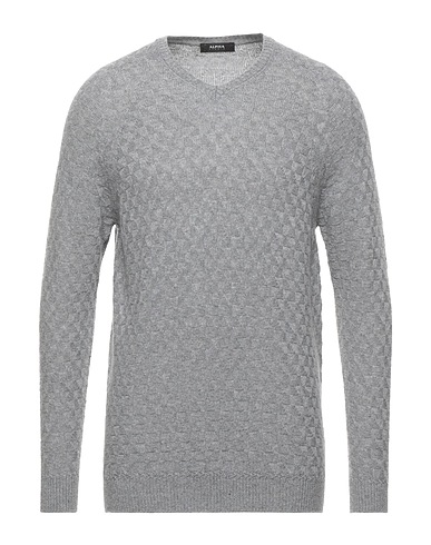 ALPHA STUDIO Pullover Grigio 50% Viscosa, 16% Nylon, 14% Lana, 11% Cachemire, 9% Poliestere