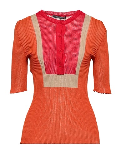 ALBERTA FERRETTI Jumper Orange 88% Viscose, 12% Polyamide