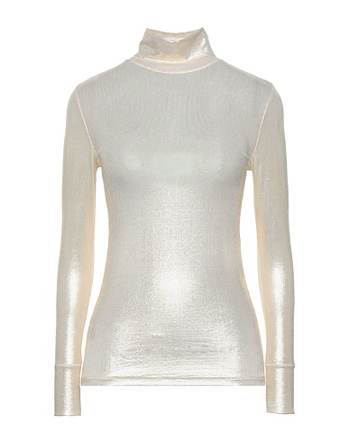 PINKO C-CLIQUE Turtleneck Platinum 94% Viscose, 6% Elastane