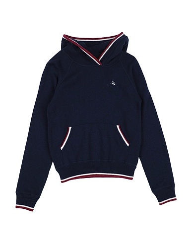 FAY Jumper Midnight blue 47% Virgin Wool, 30% Viscose, 15% Polyamide, 8% Cashmere