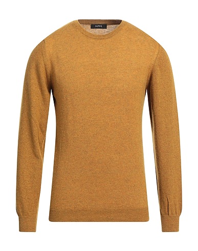 ALPHA STUDIO Sweater Mustard 35% Viscose, 30% Nylon, 30% Wool, 5% Cashmere