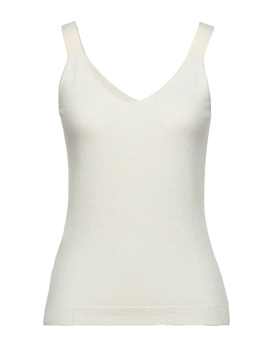 ROSSOPURO Top Ivory 100% Cashmere