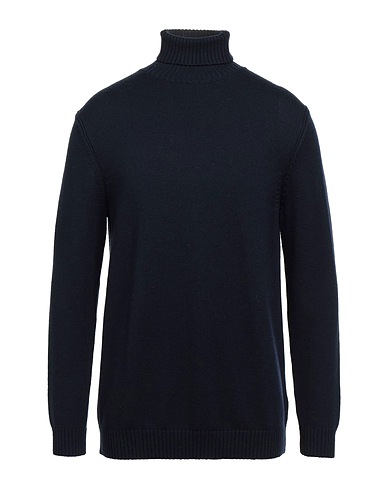 DIKTAT Rollkragenpullover Nachtblau 100% Merinowolle