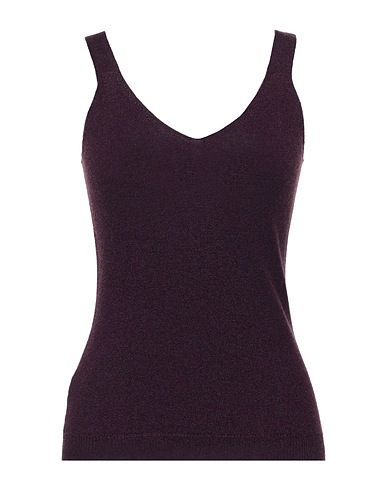 ROSSOPURO Top Dark purple 100% Cashmere