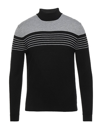 ALPHA STUDIO Turtleneck Grey 50% Viscose, 16% Nylon, 14% Wool, 11% Cashmere, 9% Polyester