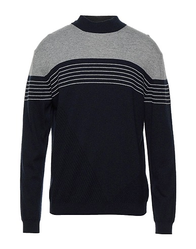 ALPHA STUDIO Turtleneck Midnight blue 50% Viscose, 16% Nylon, 14% Wool, 11% Cashmere, 9% Polyester